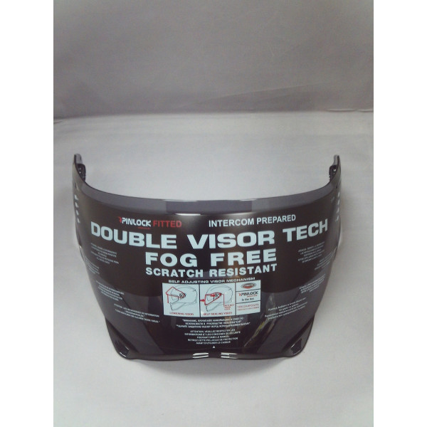 CABERG Caberg Visor Dark Smoke Anti Scratch/Pins [Drift] [NOT FOR ROAD USE]